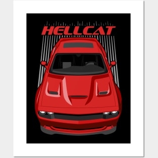 Challenger Hellcat - Red Posters and Art